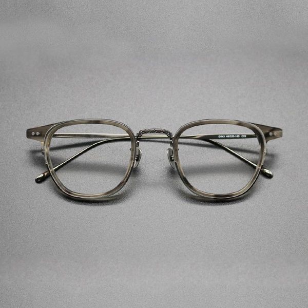 square vintage acetate eyeglasses frame titanium men women optical myopia prescription glasses male luxury retro eyewear fashion sunglasses, Black
square vintage acetate eyeglasses frame titanium men women optical myopia prescription glasses male luxury retro eyewear fashion sunglasses, Black