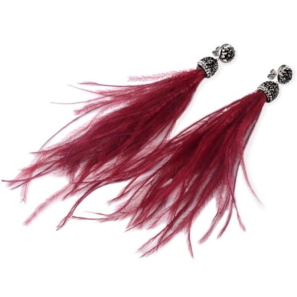long feather bohemia dangle earrings for women korean fashion charms boho jewelry statement drop female oorbellen & chandelier, Silver
long feather bohemia dangle earrings for women korean fashion charms boho jewelry statement drop female oorbellen & chandelier, Silver