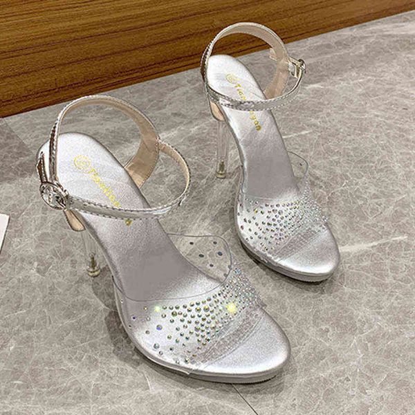 sandals pumps high heel female fashion new buckle transparent crystal sandals pointed wedding dress fashion catwalk big size 220309, Black
sandals pumps high heel female fashion new buckle transparent crystal sandals pointed wedding dress fashion catwalk big size 220309, Black