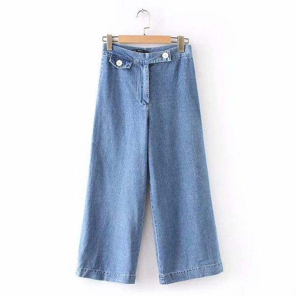 denim wide leg jeans womens high street waist plus size woman pants loose women's, Blue
denim wide leg jeans womens high street waist plus size woman pants loose women's, Blue