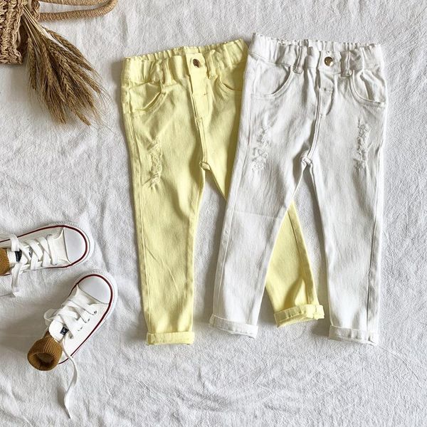 autumn spring baby girls ripped jeans children kids broken hole pants white yellow color elastic waist denim legging, Blue
autumn spring baby girls ripped jeans children kids broken hole pants white yellow color elastic waist denim legging, Blue