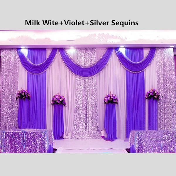 party decoration dhl 3x6m (10ftx20ft) wedding backdrop curtain with sequins swag ice silk purple stageparty stage drape deaoration
party decoration dhl 3x6m (10ftx20ft) wedding backdrop curtain with sequins swag ice silk purple stageparty stage drape deaoration