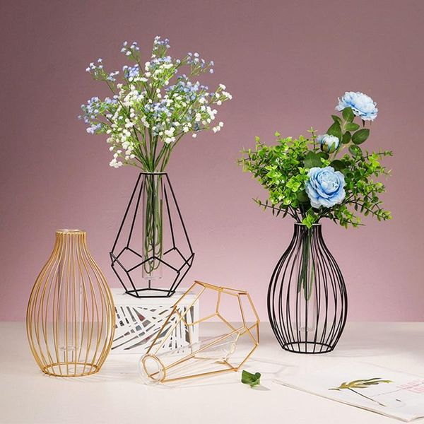 vases nordic glass vase simple golden home hydroponic plant flower iron geometric test tube metal holder
vases nordic glass vase simple golden home hydroponic plant flower iron geometric test tube metal holder