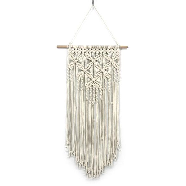 tapestries macrame wall hanging woven art tapestry - boho wedding backdrop home decoration
tapestries macrame wall hanging woven art tapestry - boho wedding backdrop home decoration