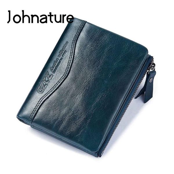 wallets johnature genuine leather short men and women purses 2021 double zipper multi-card position wallet card holder, Red;black
wallets johnature genuine leather short men and women purses 2021 double zipper multi-card position wallet card holder, Red;black