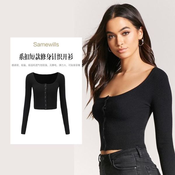 women's t-shirt tianluo 810 short 2021 spring / summer chic long sleeve base coat california women, White
women's t-shirt tianluo 810 short 2021 spring / summer chic long sleeve base coat california women, White