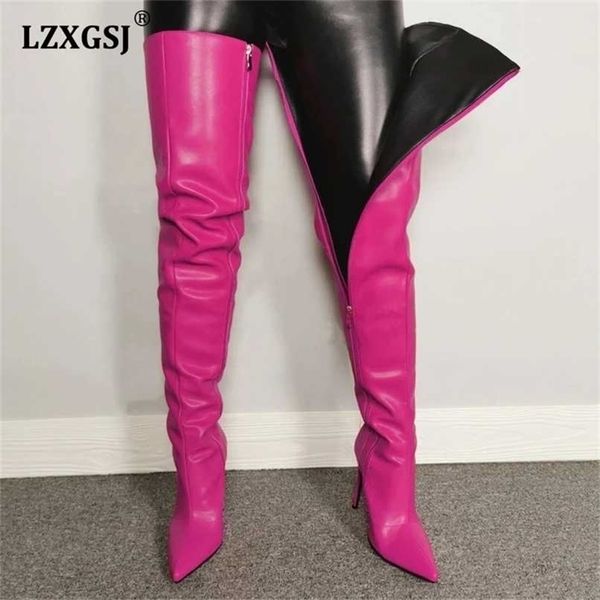 colorful long boots for girls women's over-the-knee pu leather women high knee heels boot female 211217, Black
colorful long boots for girls women's over-the-knee pu leather women high knee heels boot female 211217, Black