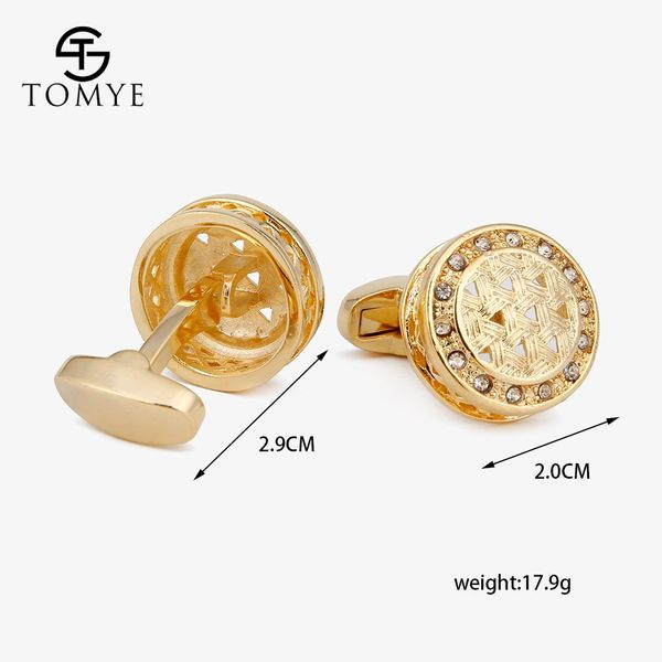 2021 fashion cuff frensh shirt cufflink round hollow crystal gold men's cufflinks stone jewelry for gift xk18s002, Silver
2021 fashion cuff frensh shirt cufflink round hollow crystal gold men's cufflinks stone jewelry for gift xk18s002, Silver