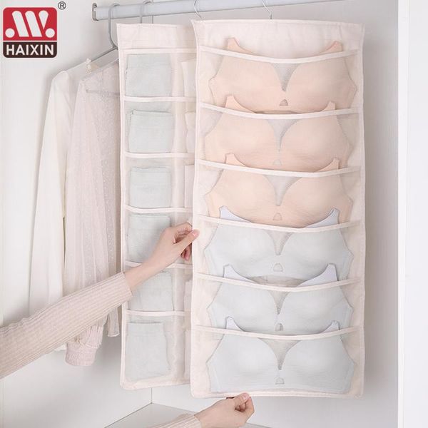 storage boxes & bins double-sided hanging bag folding clothing clear socks bra underwear rack hanger bags organizer for wardrobe
storage boxes & bins double-sided hanging bag folding clothing clear socks bra underwear rack hanger bags organizer for wardrobe