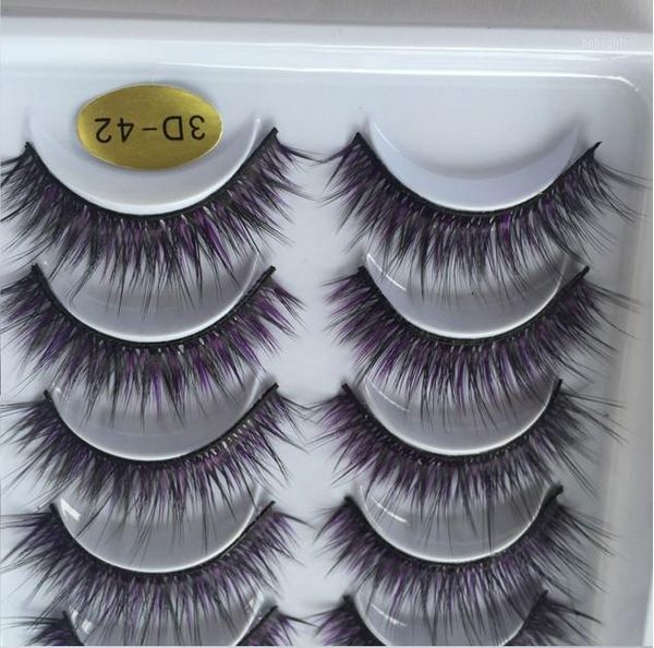 pairs natural bushy cross mink lashes 3d false eyelashes makeup purple with black eye extension1
pairs natural bushy cross mink lashes 3d false eyelashes makeup purple with black eye extension1