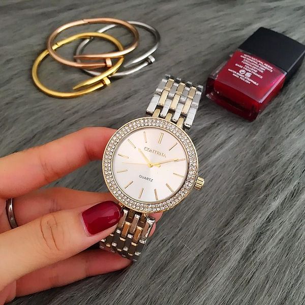 wristwatches 2021 women watches brand dial quartz wrist watch stainless steel female wristwatch ultra thin lady girl, Slivery;brown
wristwatches 2021 women watches brand dial quartz wrist watch stainless steel female wristwatch ultra thin lady girl, Slivery;brown
