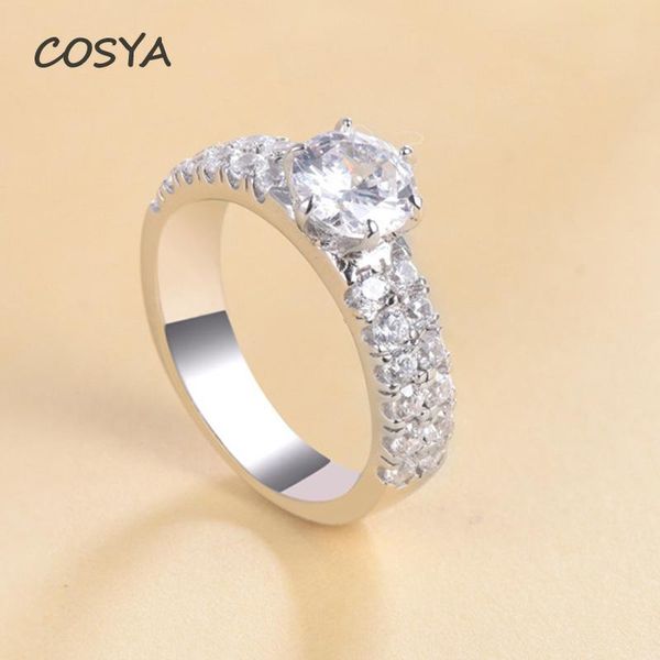 100% 925 sterling silver rose gold double row high carbon diamond classic bridal rings for women fine jewelry wholesale cluster, Golden;silver
100% 925 sterling silver rose gold double row high carbon diamond classic bridal rings for women fine jewelry wholesale cluster, Golden;silver