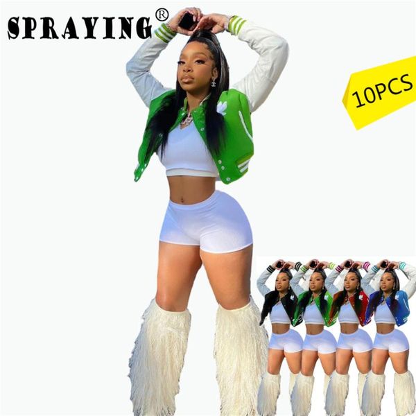 women's jackets 10pcs baseball jacket women green red blue black coat fall winter clothes cropped fashion vintage wholesale items in bu, Black;brown
women's jackets 10pcs baseball jacket women green red blue black coat fall winter clothes cropped fashion vintage wholesale items in bu, Black;brown