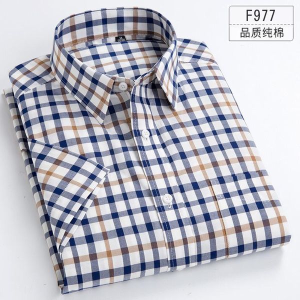 men's casual shirts 32 pure cotton oversized button up shirt plaid mens short sleeve slim fit men korean clothes streetwear g77, White;black
men's casual shirts 32 pure cotton oversized button up shirt plaid mens short sleeve slim fit men korean clothes streetwear g77, White;black