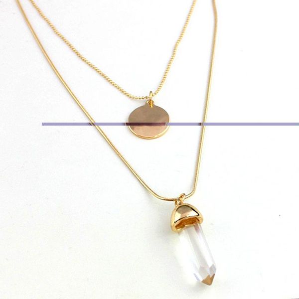 female crystal pendant necklace for women 2021 multilayer necklaces & pendants boho jewelry sne160053, Silver
female crystal pendant necklace for women 2021 multilayer necklaces & pendants boho jewelry sne160053, Silver