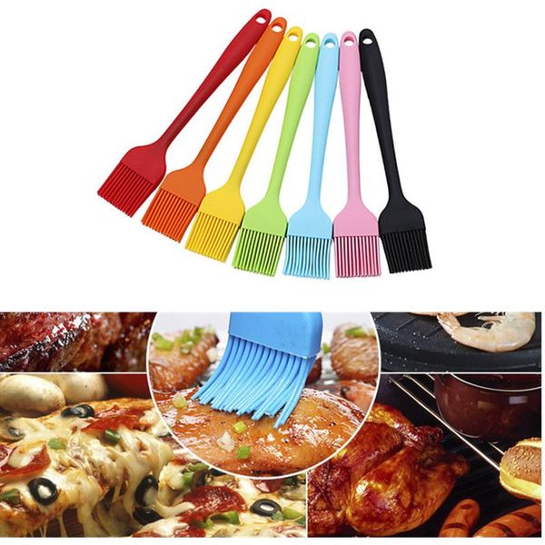 baking & pastry tools bbq brush oil brushes silicone basting for cake bread butter kitchen accessories multi color 21*3cm
baking & pastry tools bbq brush oil brushes silicone basting for cake bread butter kitchen accessories multi color 21*3cm