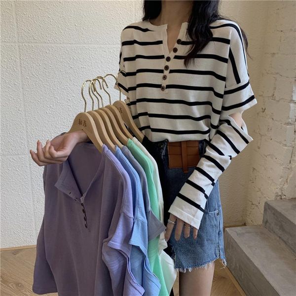 women's t-shirt hollow out long sleeve for women 1/4 button up o neck knitted slim tee shirt, White
women's t-shirt hollow out long sleeve for women 1/4 button up o neck knitted slim tee shirt, White