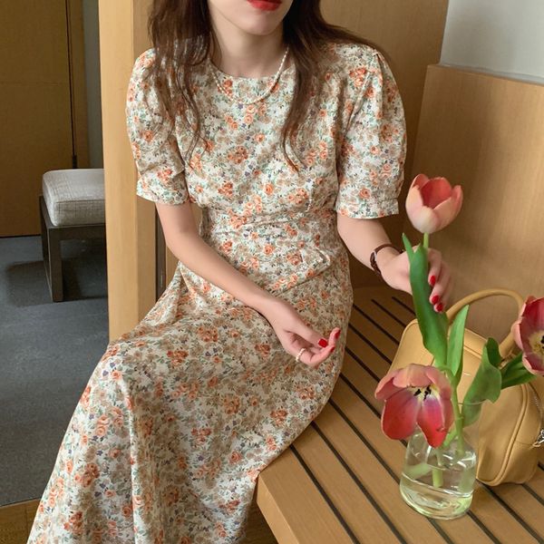 summer printed chiffon long dress women short sleeve belted elegant dresses femme 210515, Black;gray
summer printed chiffon long dress women short sleeve belted elegant dresses femme 210515, Black;gray