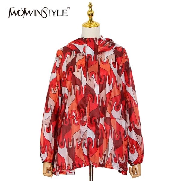 hit color sun protection for women long sleeve print casual loose jacket female fashion clothing 210524, White
hit color sun protection for women long sleeve print casual loose jacket female fashion clothing 210524, White