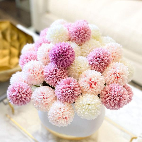 decorative flowers & wreaths 5pcs/bunch silk dandelion flower ball artificial hydrangea bouquet fake diy home decor widding
decorative flowers & wreaths 5pcs/bunch silk dandelion flower ball artificial hydrangea bouquet fake diy home decor widding