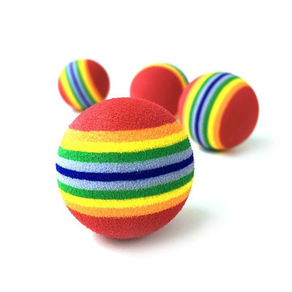1pcs colorful cat toy ball interactive toys play chewing rattle scratch natural foam training pet supplies
1pcs colorful cat toy ball interactive toys play chewing rattle scratch natural foam training pet supplies
