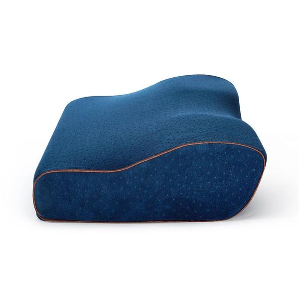 pillow solid color soft memory foam butterfly shape slow rebound health care cervical 62x34cm
pillow solid color soft memory foam butterfly shape slow rebound health care cervical 62x34cm