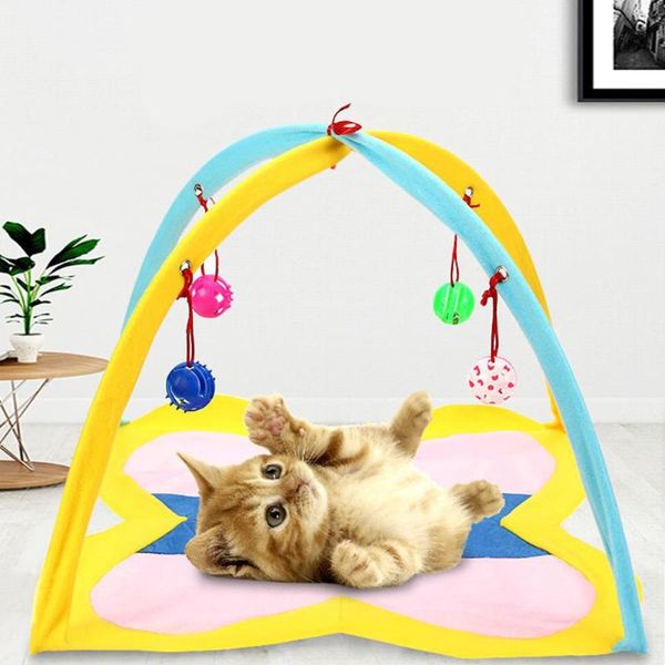 cat toys foldable cute bed tent comfortable cloth kitten mat with bell balls funny pet toy drop
cat toys foldable cute bed tent comfortable cloth kitten mat with bell balls funny pet toy drop