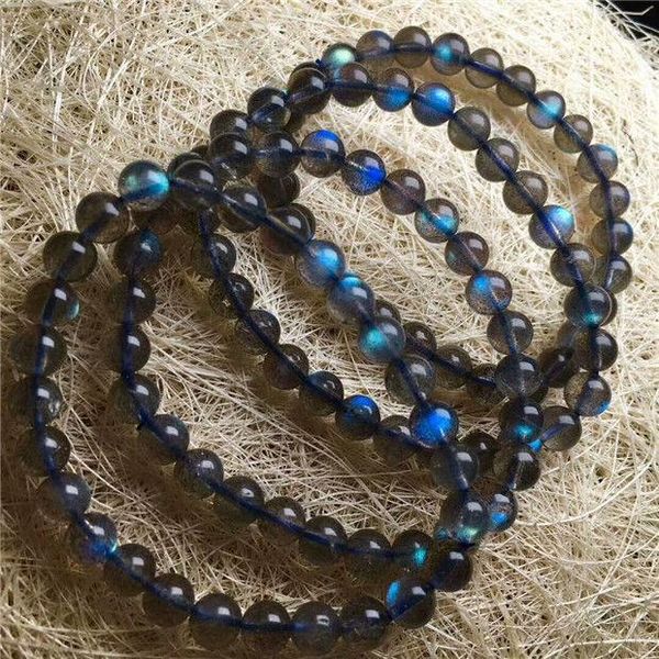 beaded, strands natural crystal beads bracelet moonstone blue light stone 6.5mm, Black
beaded, strands natural crystal beads bracelet moonstone blue light stone 6.5mm, Black
