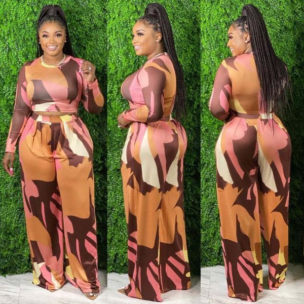women's two piece pants loose women sets casual round neck full sleeve pullover elastic waist wide leg trousers plus size outfits, White
women's two piece pants loose women sets casual round neck full sleeve pullover elastic waist wide leg trousers plus size outfits, White
