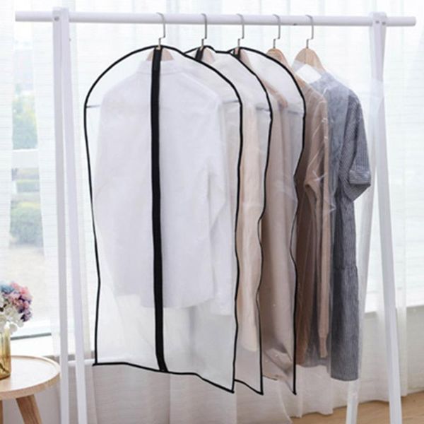 storage boxes & bins clear garment cover bag for dress clothing dust-coat bags with zipper large capacity clothes organizer
storage boxes & bins clear garment cover bag for dress clothing dust-coat bags with zipper large capacity clothes organizer