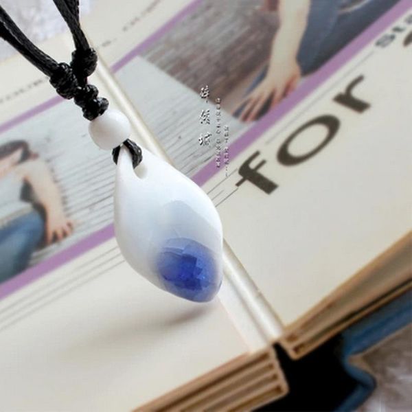 pendant necklaces fresh simple ethnic style handmade ceramic leaf necklace fashion girl couple jewelry accessories, Silver
pendant necklaces fresh simple ethnic style handmade ceramic leaf necklace fashion girl couple jewelry accessories, Silver