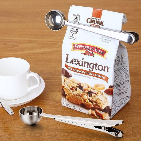 spoons creative coffee stainless steel fruits ice cream milk powder measuring spoon with sealing clip kitchen tool
spoons creative coffee stainless steel fruits ice cream milk powder measuring spoon with sealing clip kitchen tool
