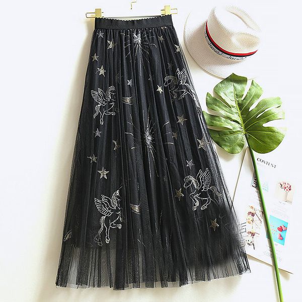 casual dresses women embroidery skirts summer fashion vintage galaxy/stars/swans/feather embroidered mesh long ghjz, Black;gray
casual dresses women embroidery skirts summer fashion vintage galaxy/stars/swans/feather embroidered mesh long ghjz, Black;gray