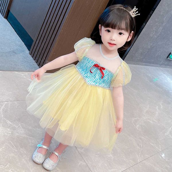 princess dress short sleeve lace for toddler baby summer party wear yellow mesh tutu children clothes 210715, Red;yellow
princess dress short sleeve lace for toddler baby summer party wear yellow mesh tutu children clothes 210715, Red;yellow