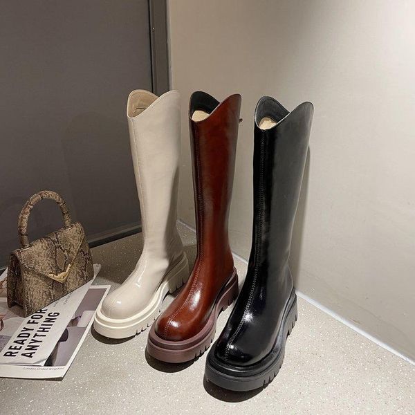 boots shoes lady flat heel boots-women round toe clogs platform zipper rubber lolita 2021 white rock over-the-knee med autumn pu, Black
boots shoes lady flat heel boots-women round toe clogs platform zipper rubber lolita 2021 white rock over-the-knee med autumn pu, Black