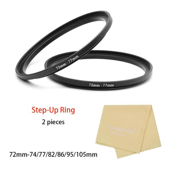 lens adapters & mounts 2-pieces metal step up ring filter adapter , 72-74 /77 /82 /86 /95 /105mm with a cleaning cloth
lens adapters & mounts 2-pieces metal step up ring filter adapter , 72-74 /77 /82 /86 /95 /105mm with a cleaning cloth