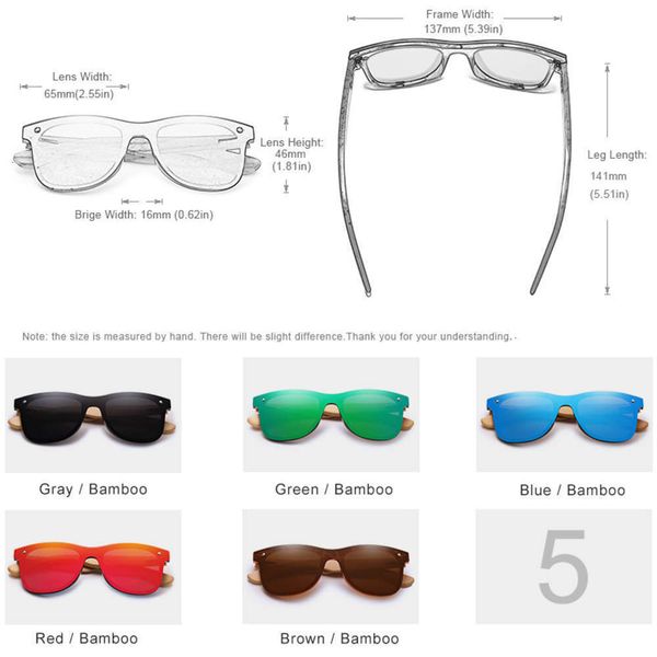 fashionable sun frames kingseven brand bamboo temples polarized sunglasses men classic square goggle fashion retro female sun glasses custom, Black
fashionable sun frames kingseven brand bamboo temples polarized sunglasses men classic square goggle fashion retro female sun glasses custom, Black