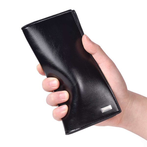 the wallet men's long wallet business youth pu hand wrapping bag long wallet men's purse, Black
the wallet men's long wallet business youth pu hand wrapping bag long wallet men's purse, Black