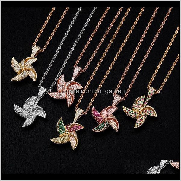 pendant & pendants jewelry rotatable windmill men women luxury mti-color bling zircon personality punk gold sier color hip hop necklaces dro, Silver
pendant & pendants jewelry rotatable windmill men women luxury mti-color bling zircon personality punk gold sier color hip hop necklaces dro, Silver