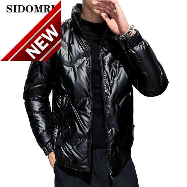 ins sier men's down jacket winter feather stand collar popular outdoor stage wear thick warm male, Black
ins sier men's down jacket winter feather stand collar popular outdoor stage wear thick warm male, Black