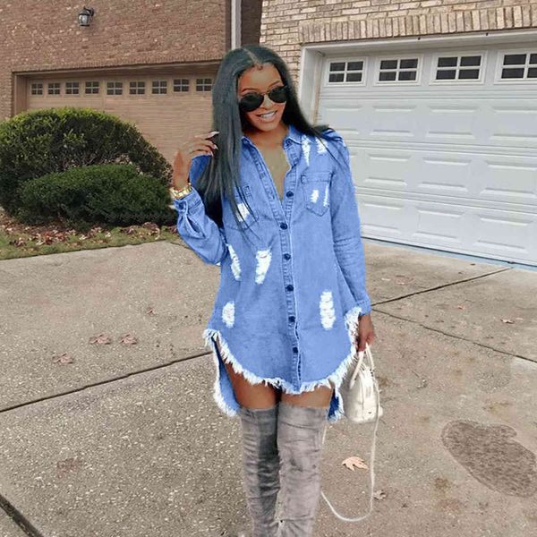 mini single breasted wormhole worn thin foil denim dress asymmetric fashion, Black;gray
mini single breasted wormhole worn thin foil denim dress asymmetric fashion, Black;gray