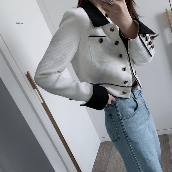 autumn ladies fashion wild casual short slim coats paragraph color matching jacket women white trend coat feminino women's jackets, Black;brown
autumn ladies fashion wild casual short slim coats paragraph color matching jacket women white trend coat feminino women's jackets, Black;brown