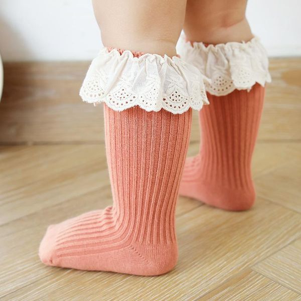 baby knee high socks girls boys lace cotton school for kids children long tube leg warm, Pink;yellow
baby knee high socks girls boys lace cotton school for kids children long tube leg warm, Pink;yellow