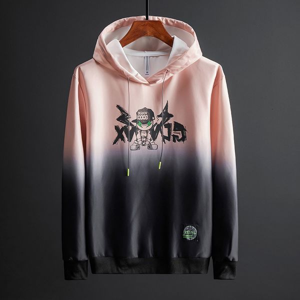 couple's gradient pink hoodie autumn elastic bottomwear men's large fashion trendy brand, Black
couple's gradient pink hoodie autumn elastic bottomwear men's large fashion trendy brand, Black