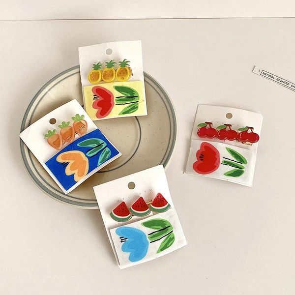 hair accessories 2 pcs/set children cute flower fruit ornament clips girls lovely rectangle hairpins kids, Slivery;white
hair accessories 2 pcs/set children cute flower fruit ornament clips girls lovely rectangle hairpins kids, Slivery;white