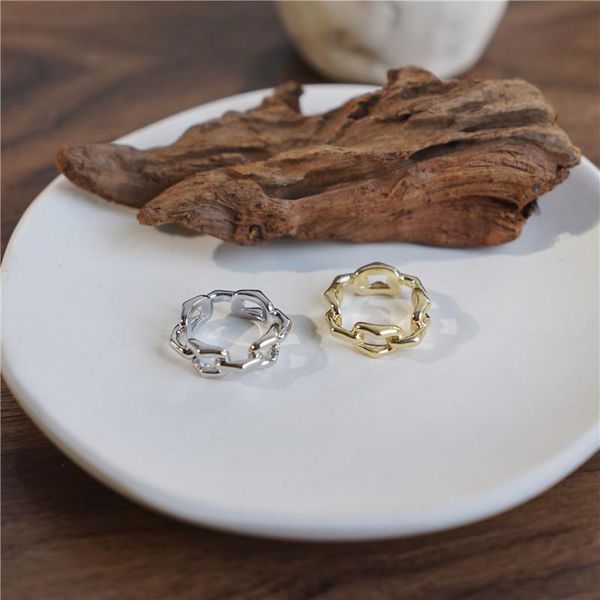 cluster rings 2021 vintage silver gold metal chain punk minimalist ins style hollow alloy finger for women men party jewelry gifts, Golden;silver
cluster rings 2021 vintage silver gold metal chain punk minimalist ins style hollow alloy finger for women men party jewelry gifts, Golden;silver