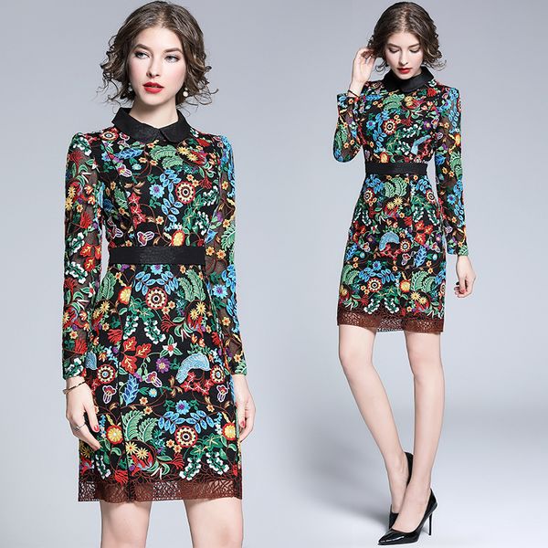 cute embroidery floral mini dress long sleeve 2022 runway designer elegant women business casual short bodycon dresses slim fit ladies offic, Black;gray
cute embroidery floral mini dress long sleeve 2022 runway designer elegant women business casual short bodycon dresses slim fit ladies offic, Black;gray