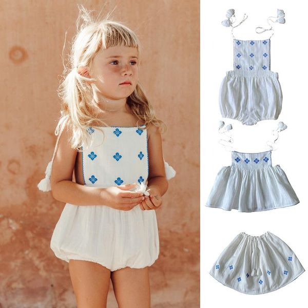 clothing sets baby girl jumpsuit 2021 quality summer embroidered girls children's sling infant, White
clothing sets baby girl jumpsuit 2021 quality summer embroidered girls children's sling infant, White