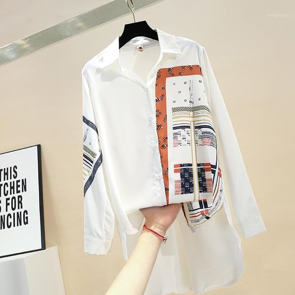 fashion white blouse contrast color printed chiffon female long sleeve shirts slim shirt blusas femininas elegante women's blouses &
fashion white blouse contrast color printed chiffon female long sleeve shirts slim shirt blusas femininas elegante women's blouses &
