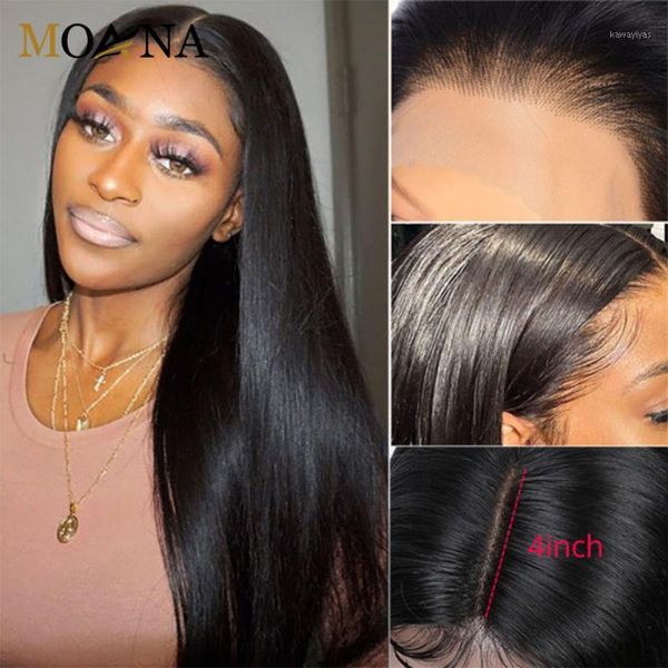 closure wigs brazilian straight lace front human hair wig 4x4 for black women1, Black;brown
closure wigs brazilian straight lace front human hair wig 4x4 for black women1, Black;brown